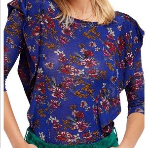 Free People Floral Top